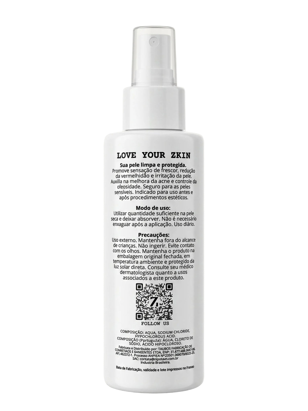Daily Face Mist - Spray de Ácido Hipocloroso 120ml